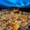 Der Weihnachtsmarkt in Freudenstadt findet jährlich auf dem größten Marktplatz in Deutschland statt.