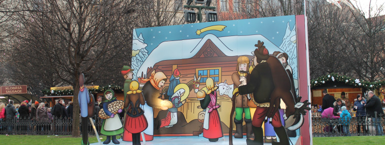 Wie aus einem Märchenbuch - so kommt einem Prag zur Weihnachtszeit vor.