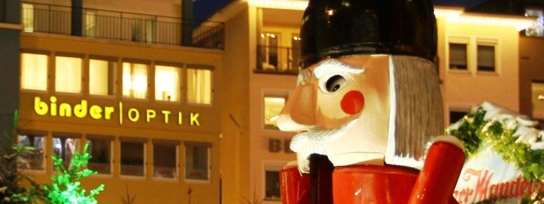 Ein Nussknacker verbreitet Weihnachtsstimmung