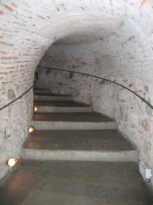 Das Treppenhaus des Turms