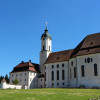 Die Wieskirche bei Steingaden ist eine bedeutende Wallfahrtskirche.