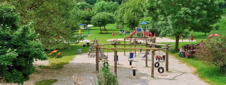 Der Abenteuerspielplatz lässt für Kinder keine Wünsche übrig.