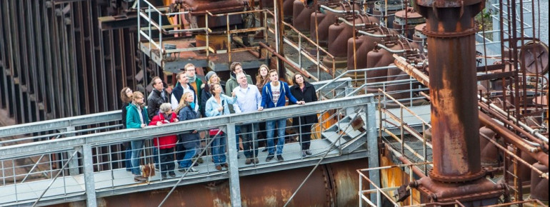 Der Denkmalpfad ZOLLVEREIN® führt dich unter anderem durch die Kokerei