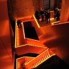 Die orangefarbene Treppe der Ruhr Museums