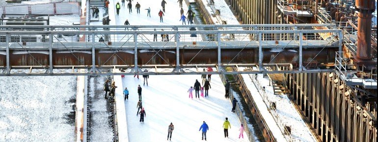 Eine Eislaufbahn der besonderen Art!