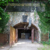 Der Eingang zum Zeittunnel