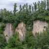 Der Zeittunnel liegt im größten Abbaugebiet für Kalkstein.