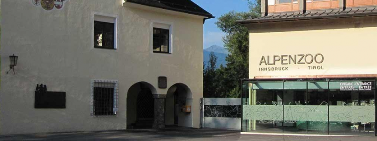 Entrance of Alpenzoo Innsbruck - Tirol