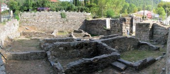 Remains of the living and trading area of Thasos