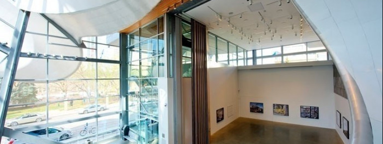 View from upstairs the gallery
