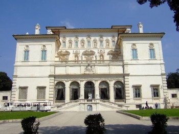 The Villa Borghese from the outside