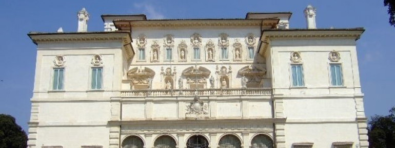 The Villa Borghese from the outside