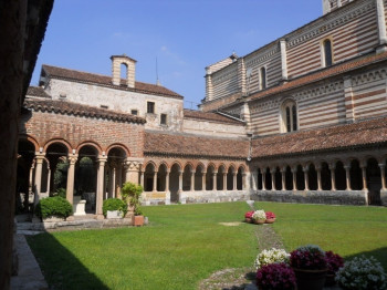 The patio of the monastery