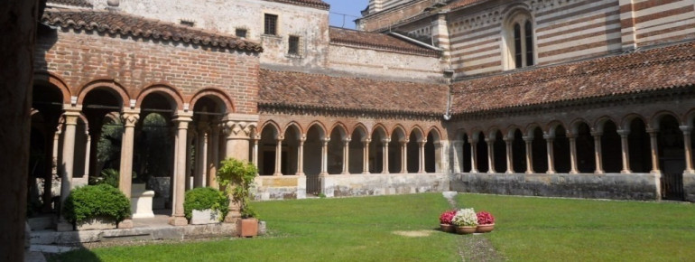 The patio of the monastery