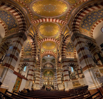 A look at the basilica from the inside