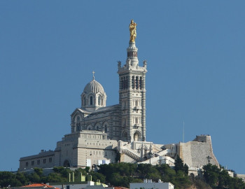 View on the Basilica Notre-Dame de la Garde