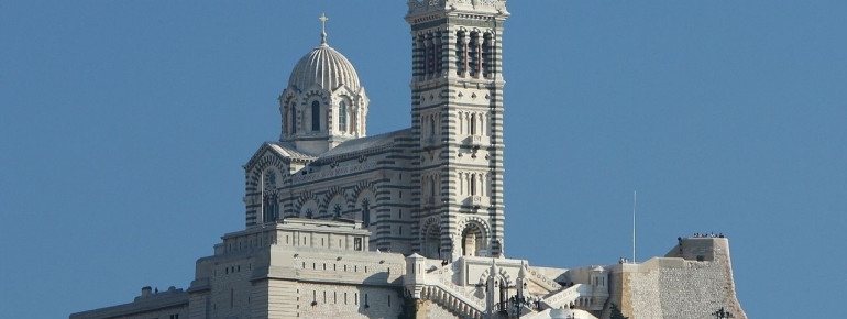 View on the Basilica Notre-Dame de la Garde