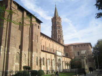 The basilica of Saint Sernin