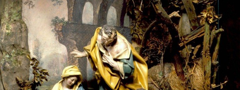 Nativity scene from the 18th century