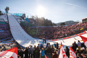 The arena is one of four venues of the International Four Hills Tournament!