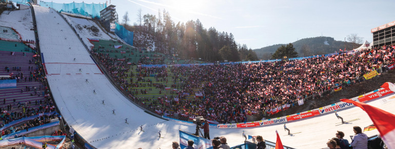 The arena is one of four venues of the International Four Hills Tournament!