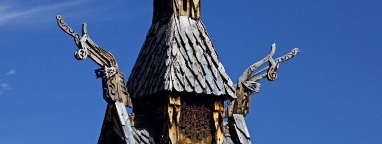 Borgund Stave Church spire