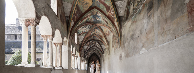 The cloister is one of the most important artistic monuments in South Tyrol.