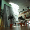 Visitors enter Burj Khalifa through Dubai Mall, where you pass an impressive waterfall.