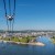 The view from the gondolas reveals the city’s landmarks.