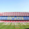 An inside view of the Camp Nou Stadium in Barcelona