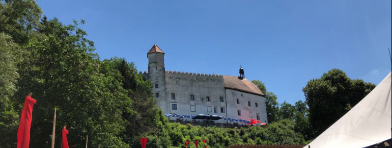 View of Castle Ortenburg during the Knights Games.
