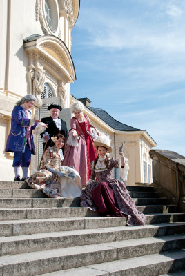 Your tour will be guided by costumed personages of the past.