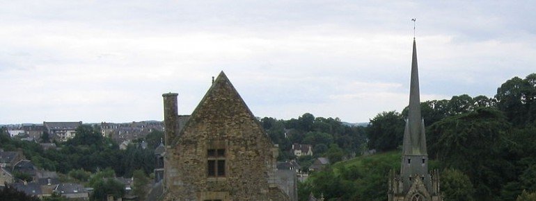 The castle`s courtyard