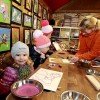 Painting and crafting with kids