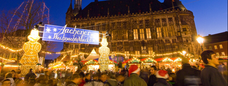 The Christmas market first opens its doors the last week of November.