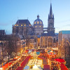 Katschhof square is the heart of Aachen's Christmas market.