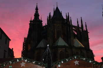 St. Vitus Cathedral at Prague Castle is the perfect backdrop for another lovely Christmas market.