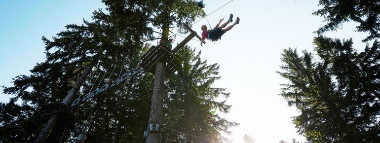 The Flying Fox is one of the highlights for every visitor.