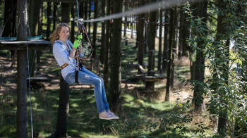 Action and adventure await you in the Winterberg climbing forest.