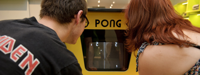Pong Play can be played in the museum.