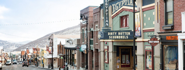 The historic Main Street in Park City.