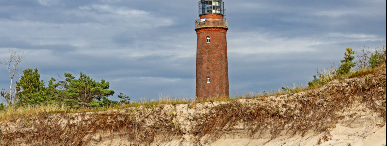 The Darßer Ort lighthouse is one of the oldest on the Baltic coast and is still in active use today.