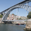 The Dom Luís Bridge connects Porto with Vila Nova de Gaia.