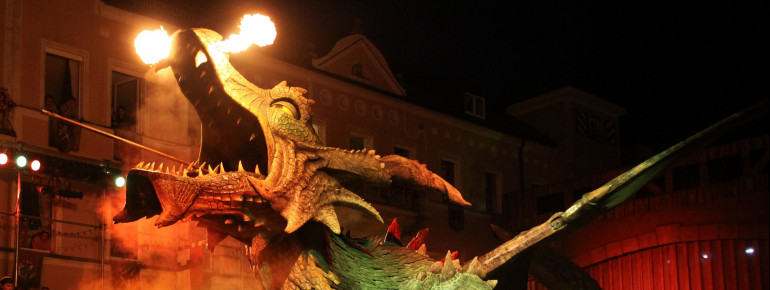 The Further Drachenstich is the oldest folk play in Germany.