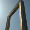 The Dubai Frame, a giant, gold-plated picture frame, is the emirate's latest enormous architectural venture.