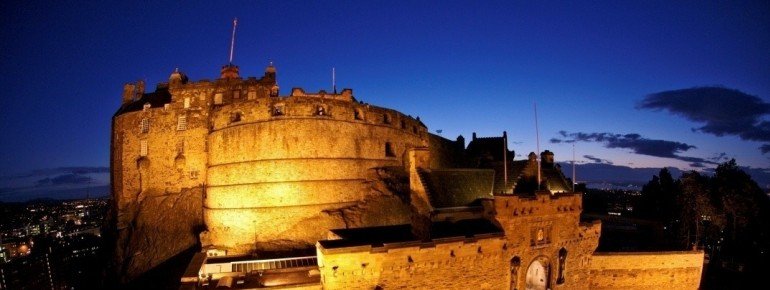 Edinburgh Castle by night