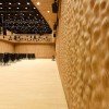 The Recital Hall supplies perfect acoustics due to its wooden panelling.