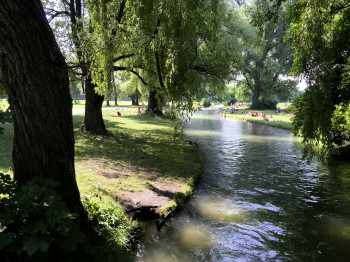 Englischer Garden is the perfect spot to sit and relax.