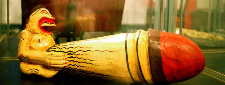 Exhibits range from artefacts of ancient cultures to modern items and celebrities' sex scandals.