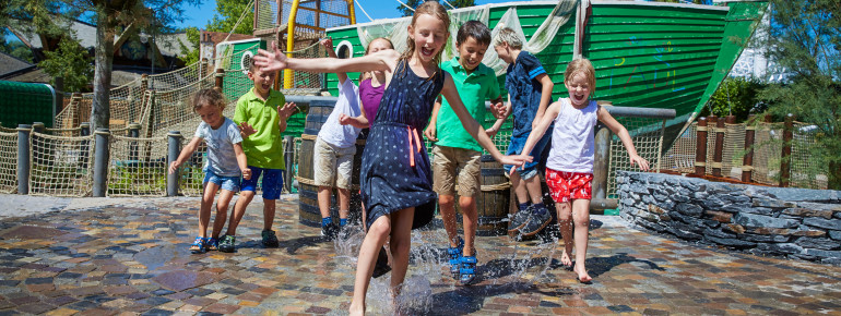 Paul's Playboat in the Irish themed area offers lots of climbing and playing fun.